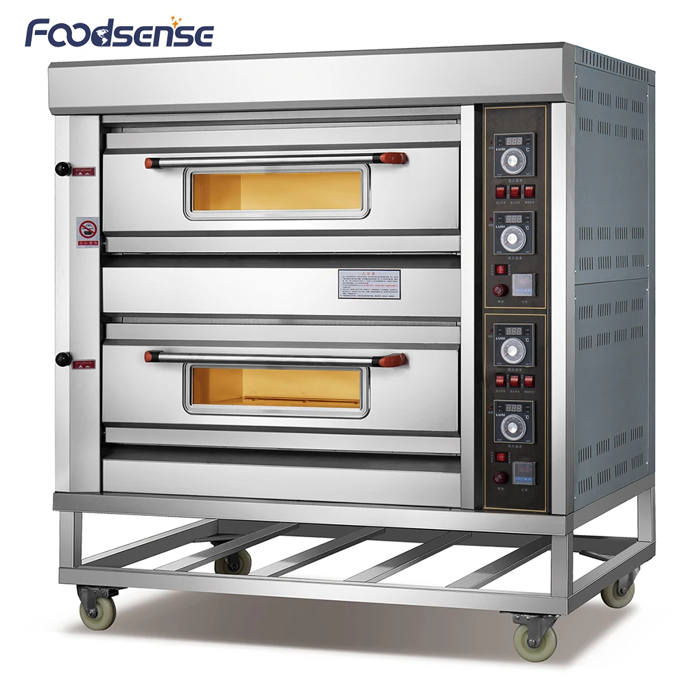 Цены на хлебобулочные печи, промышленная газовая печь с одним/двойным/трехслойным палубом для выпечки тортов, хлеба, пиццы