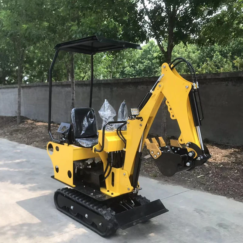 Free shipping hot sale LOONGSHEEN  800 kg excavator Chinese small excavator 1 ton mini digger machine excavators mini for sale