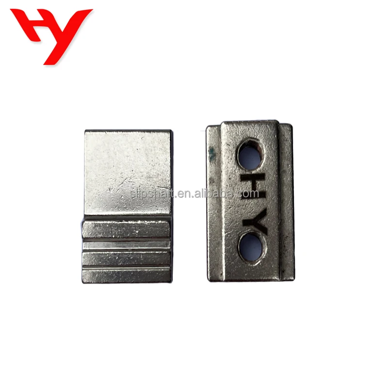 Zamak end-clamp for key-rows mounted on expanding air shafts