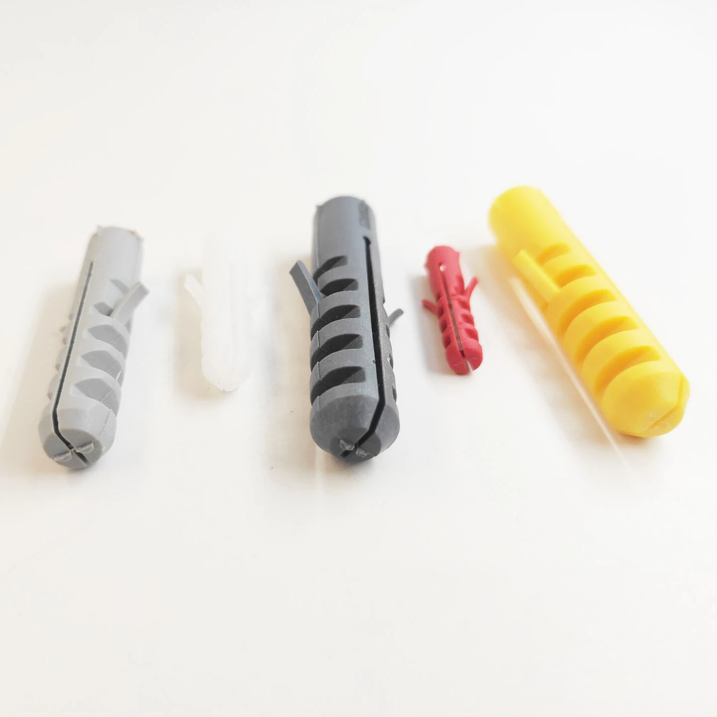 Factory cheap color plastic custom 10*50mm nylon spiral expansion anchor