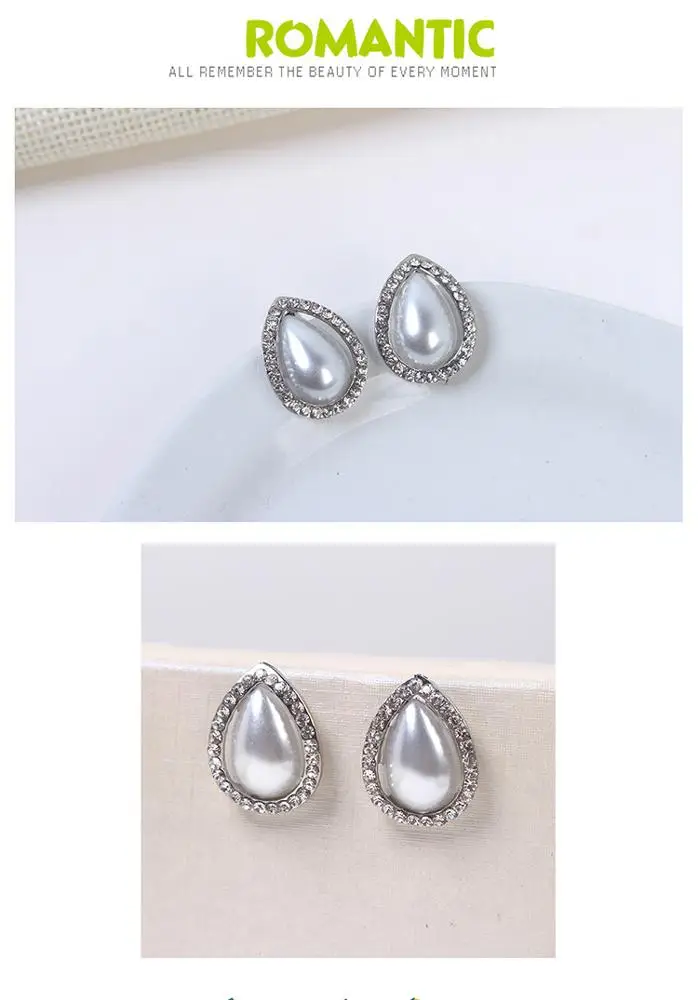 New Fashion Dubai Faux Pearl Necklace Earring bridal  wedding jewelry sets