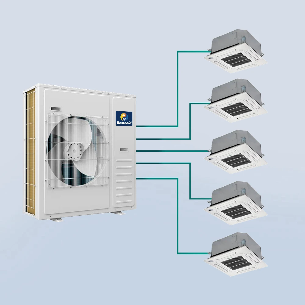 Vrv Vrf System Cassette Air Conditioning Type Inverter Central Multi Split Air Conditioner