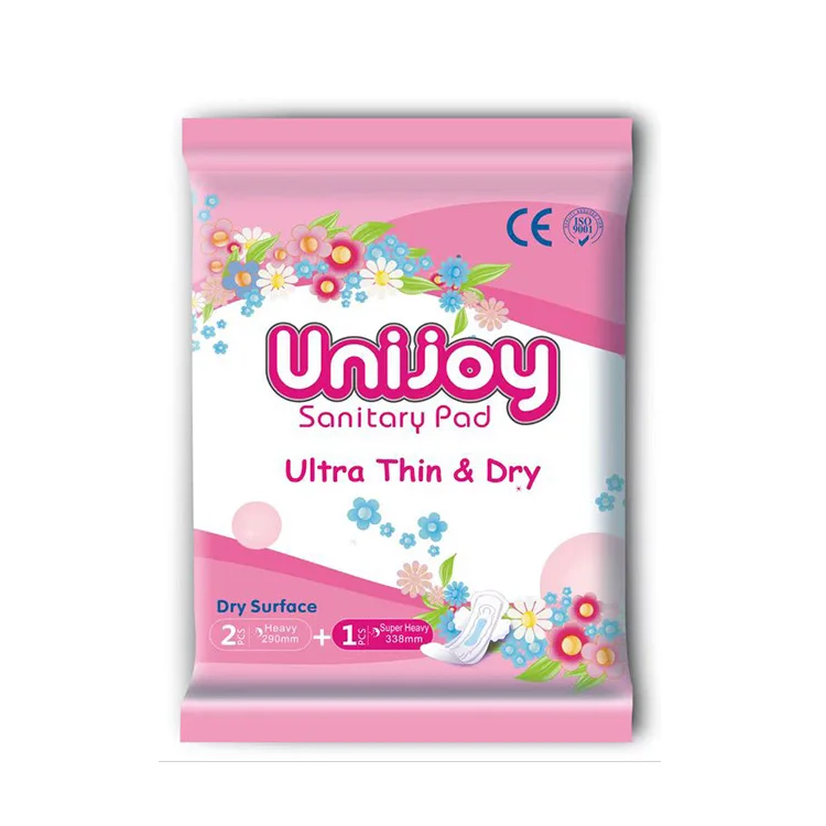 Super Absorbent Cotton Sanitary Napkin / Bamboo Fiber Sanitary Napkin Ultra Thin Sanitary Pad Supplier