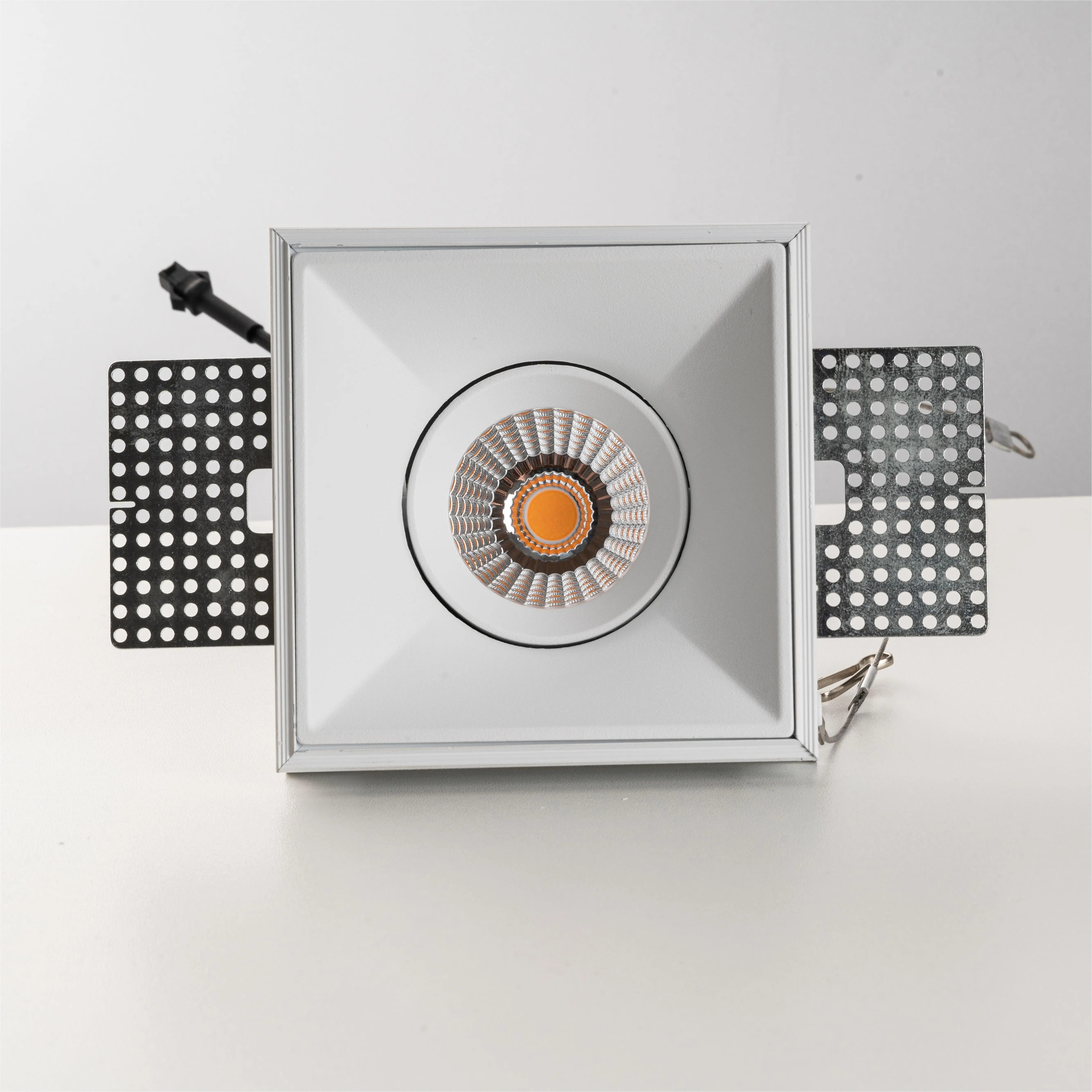 Modern Popular Hotel Spotlight Anti Glare 10w Ceiling Recessed Trimless Adjustable Dimmable Led Down Light