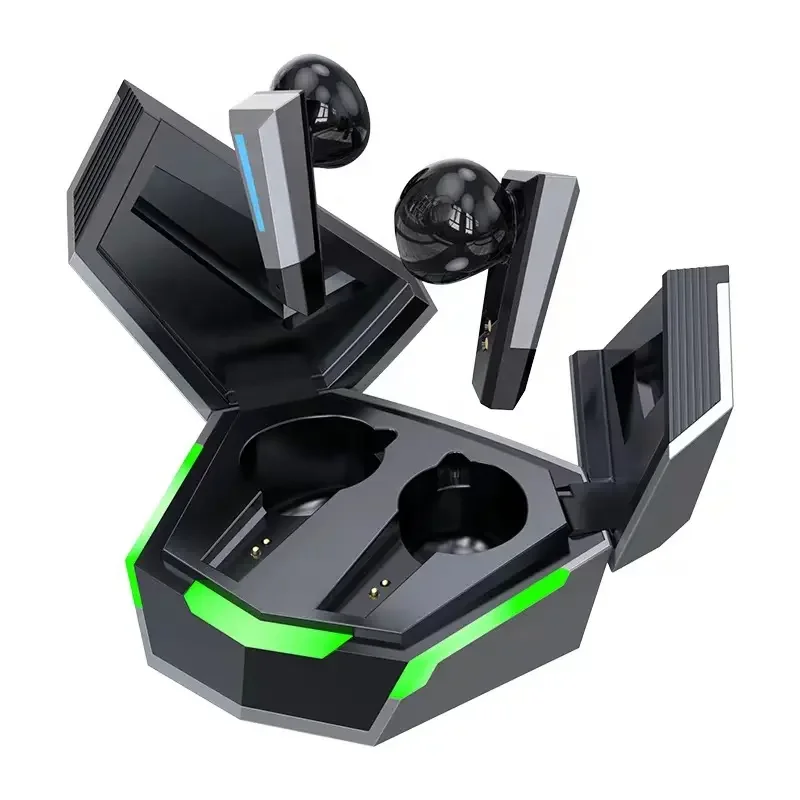 Gaming low latency waterproof tws earbuds earphone X15 TWS wireless stereo earphone With Mics in-Ear Stereo ultra bass headphone