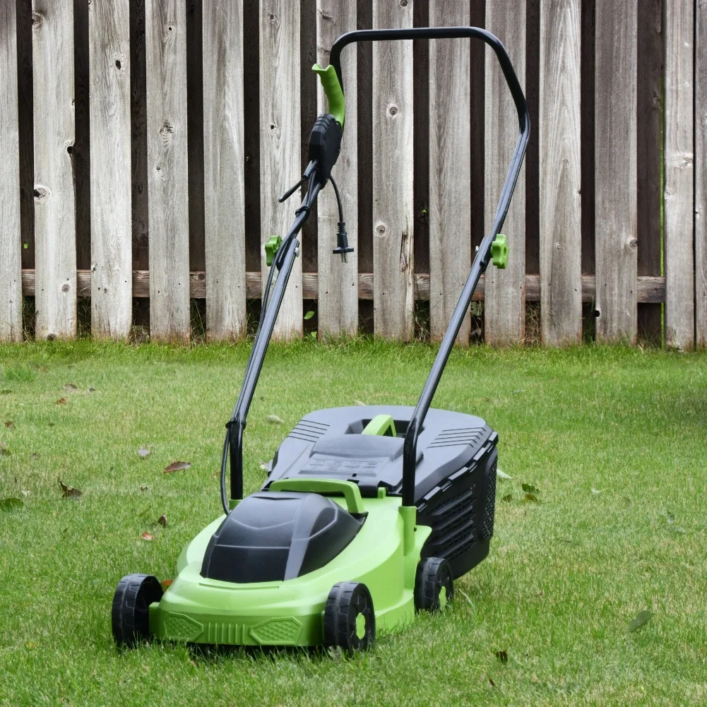 Vertak 1300w professional the lawn mower hand push garden lawn mower electric motor