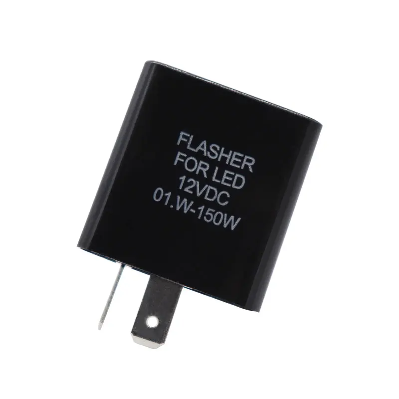 KKA-LF2P 12V 2PIN Светодиодный проблесковый маячок для мотоцикла указатель поворота черный и оранжевый