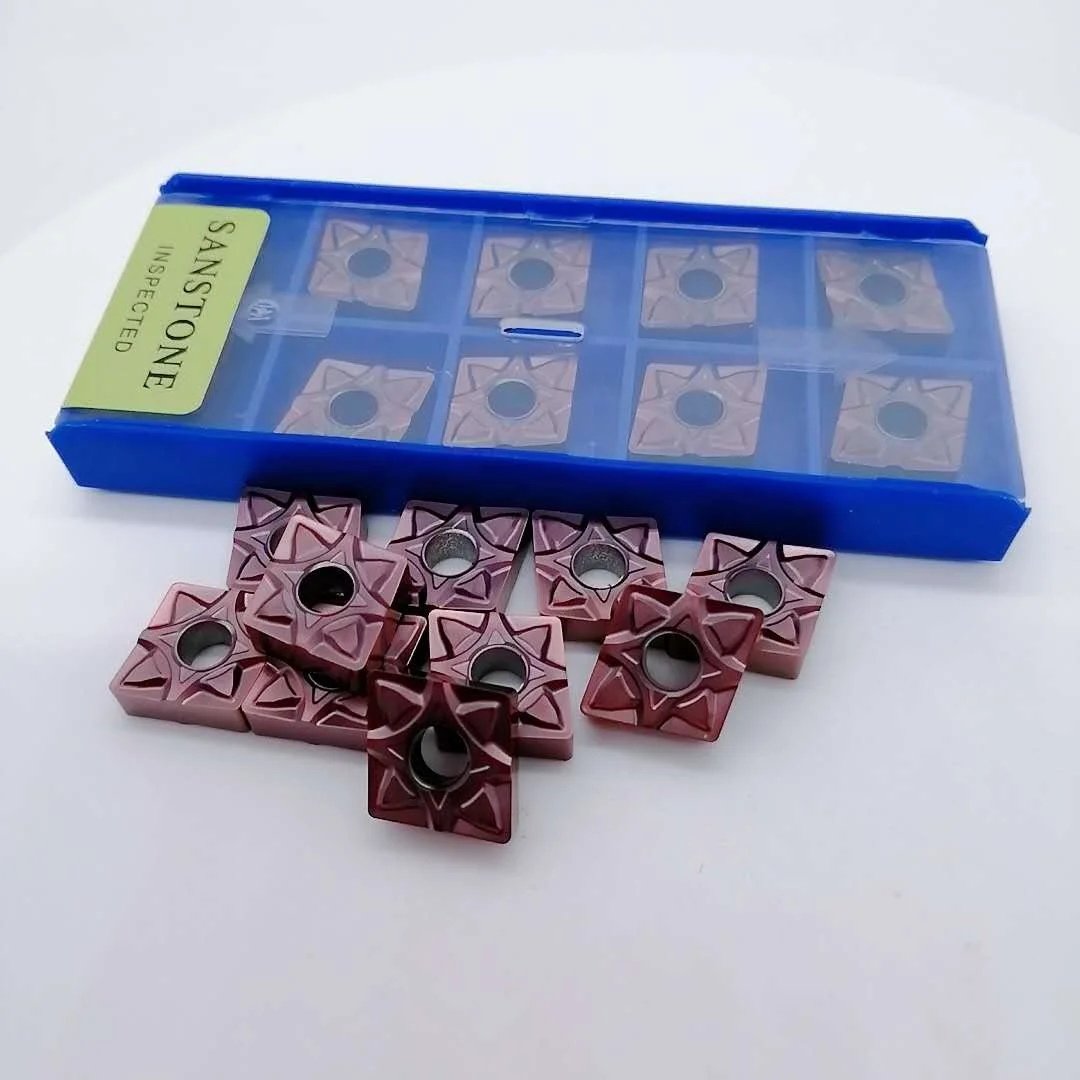 Вставки из карбида вольфрама CNMG120408 для обработки нержавеющей стали