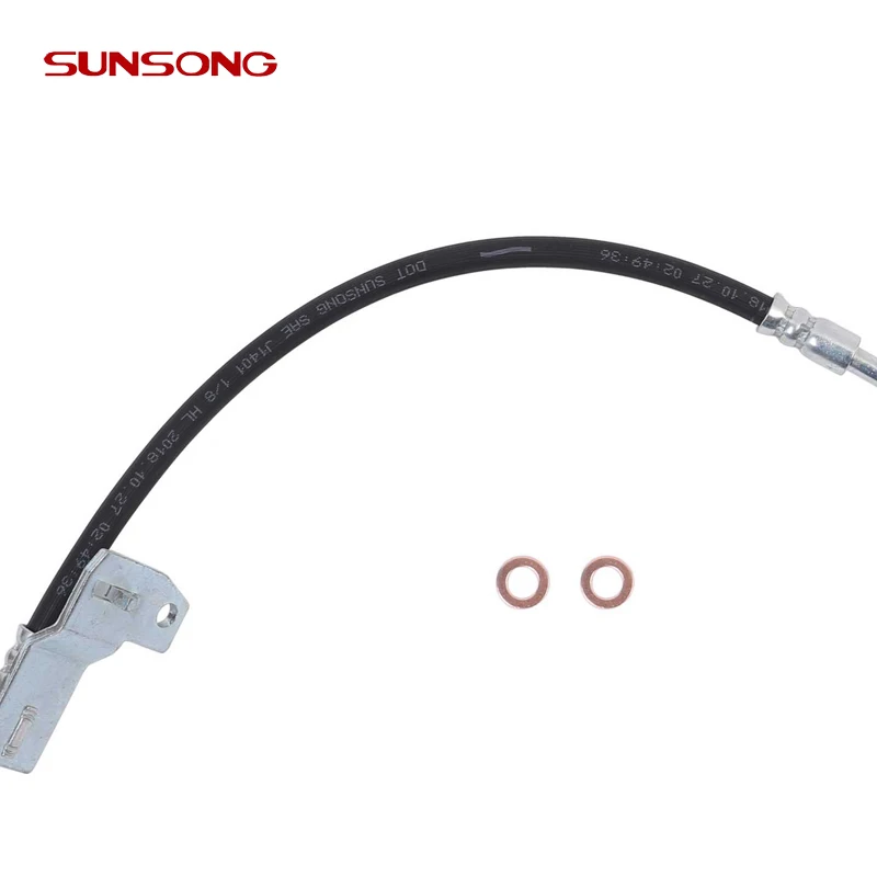 FMVSS-106 & SAE J1401 Hydraulic Rubber Brake Hose  Assembly with Banjo fitting