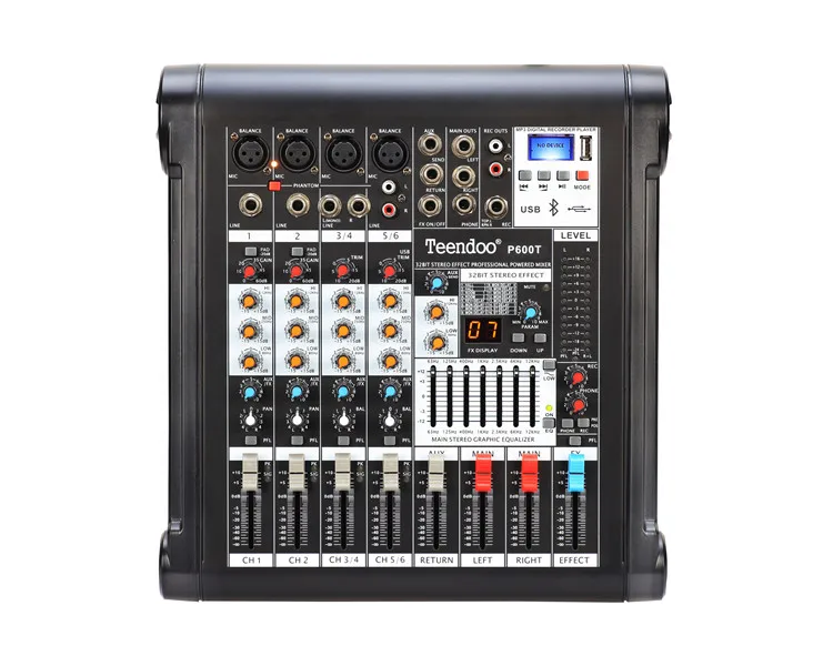 Hot selling audio mixer usb mini audio mixer power mixer audio for wholesale