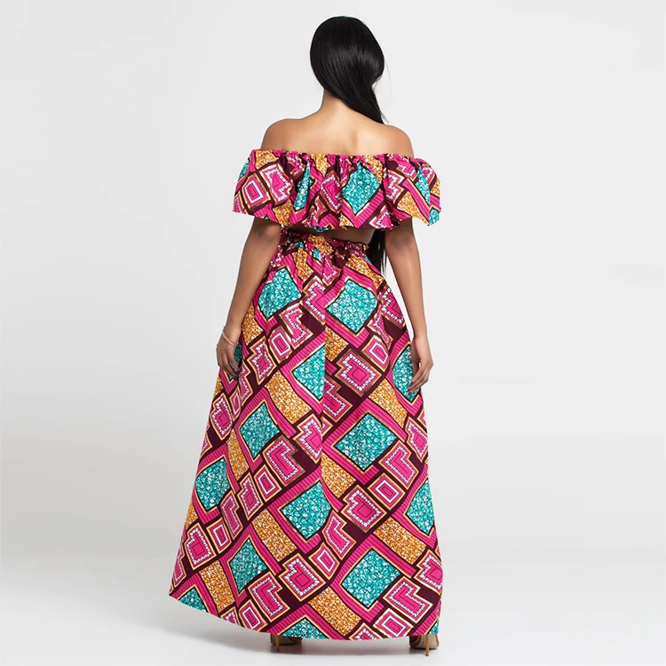  YIZHIQIU Африканский Традиционный принт модный дизайн платьев кайтэ YIZHIQIU african traditional print fashion kitenge dress