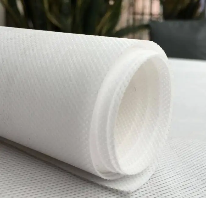 Non-woven Rolls Of Felt Fabric For Sofa 100% Recycled Polyester Roll White Black Nonwoven Hard Felt Of Mattress