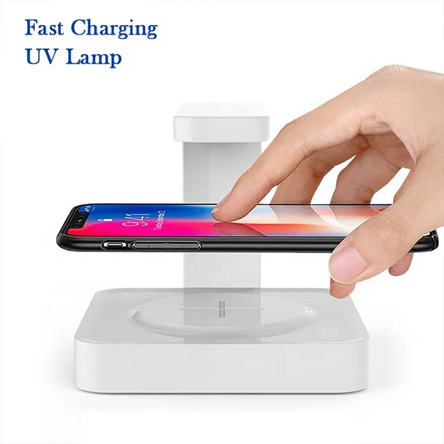 Wholesale USB Portable Mutifunction Charger with UV Lamp 10w Wireless Iphone Fast Charging
