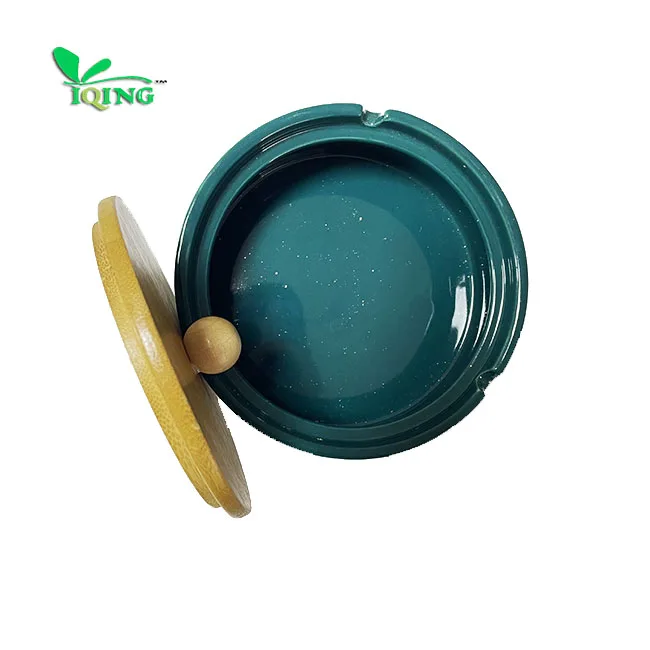 Exquisite workmanship high quality special for household smoking smoking accessories luxury ashtray with lid cigar accessories