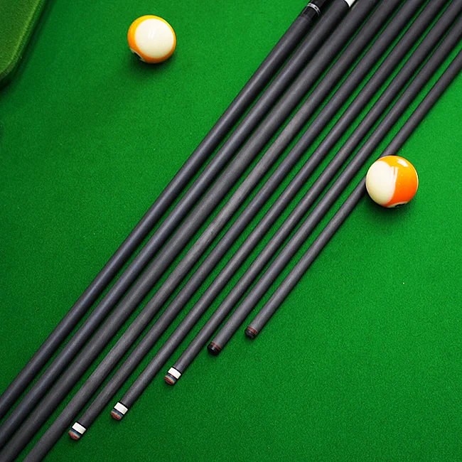 NO.03-2 Tan Xian Wei Snooker Billiards One Piece Carbon Fiber Club Pool Cue Shaft Black Technology Forelimb for Cueing forearm