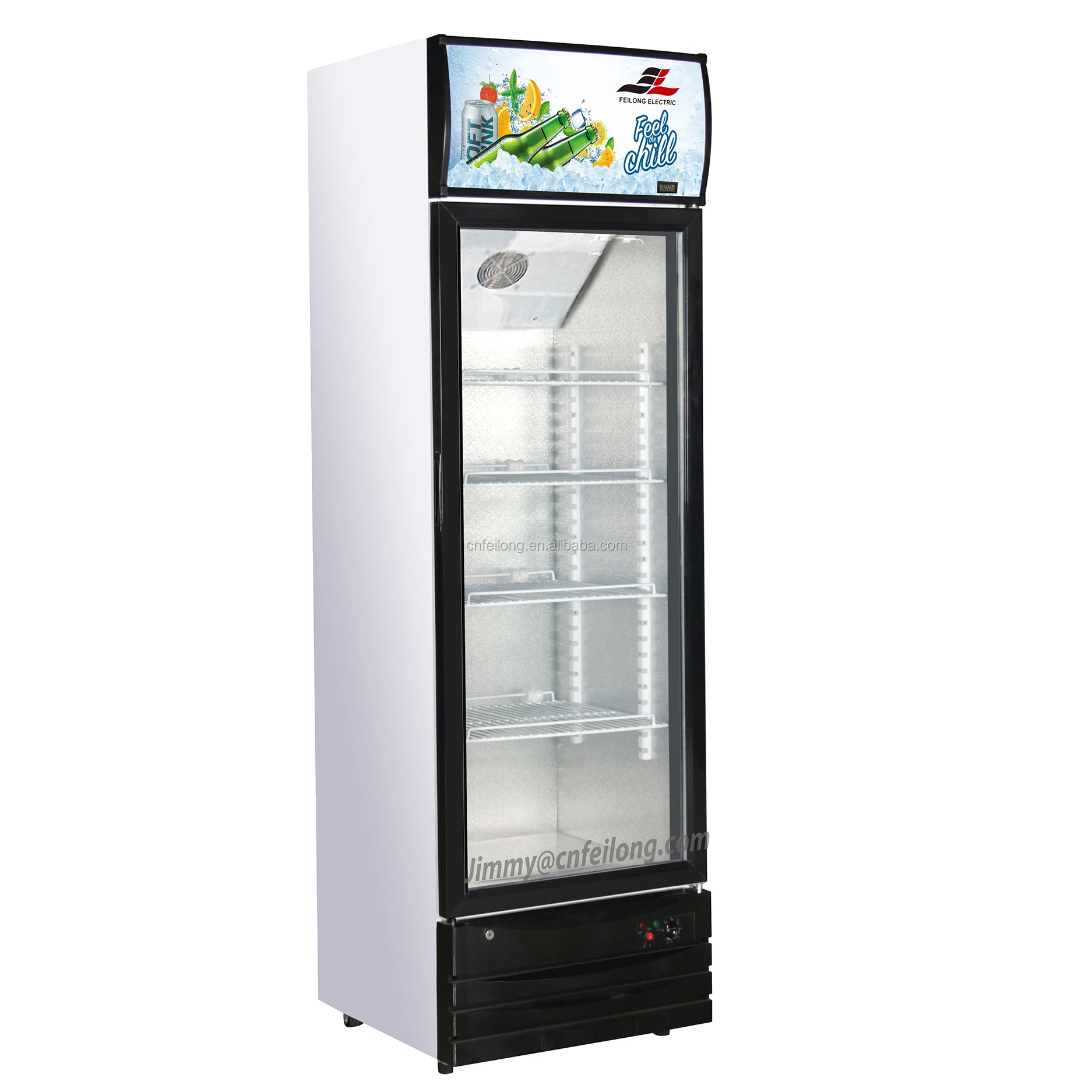 Hot Selling Commercial Beverage Cooler Electric Display Freezer