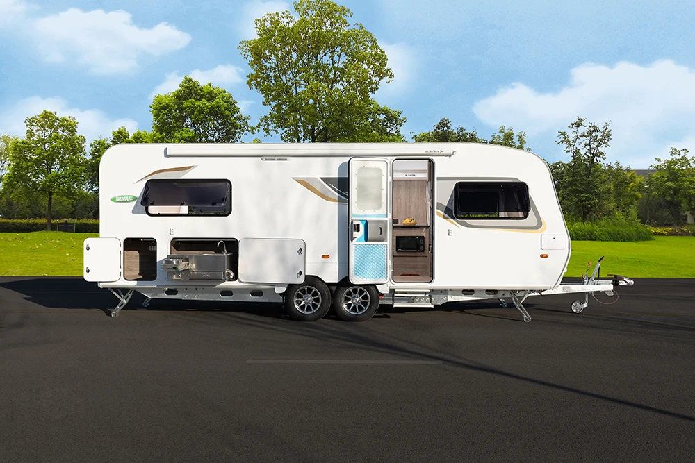 Luxury Van and Caravans Made In China Rv Motorhome Travel Trailer Campers