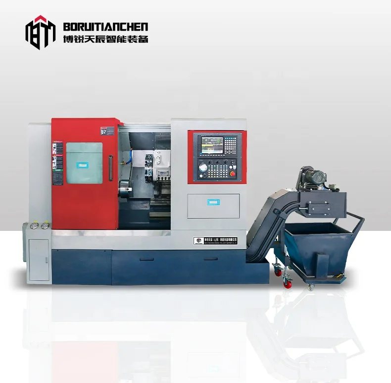 BR200L Slant Bed Turning Center Cnc Lathe Hot Product Single Horizontal Provided Customizable Turning Machine