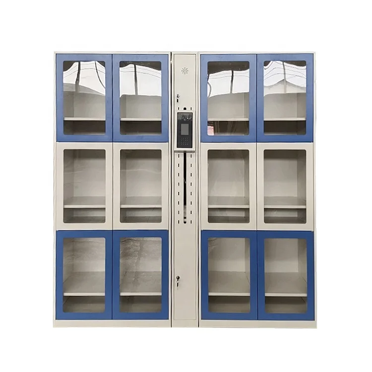 Custom clear glass doors Clothing storage cabinets Gym lockers swimming pool bathroom lockers Metal staff replacement closets
