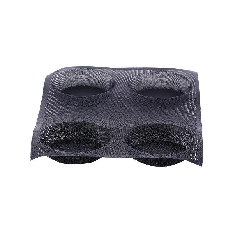 Силиконовые формы для хлеба с гамбургерами перфорированные выпечки антипригарные листы форма булочек 4 полости