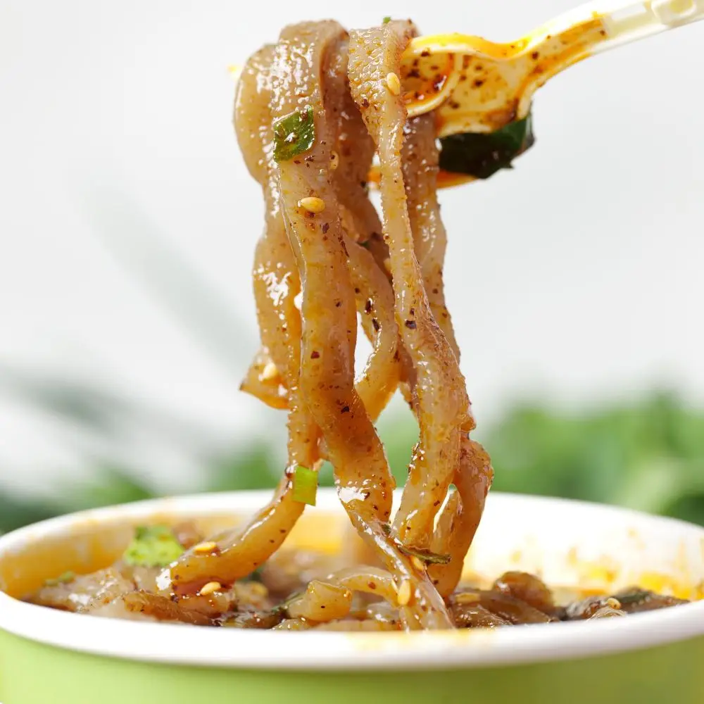 Instant Spicy Vegetartian Tripe 253g/bucket instant foods  Office snack food low calorie and low fat