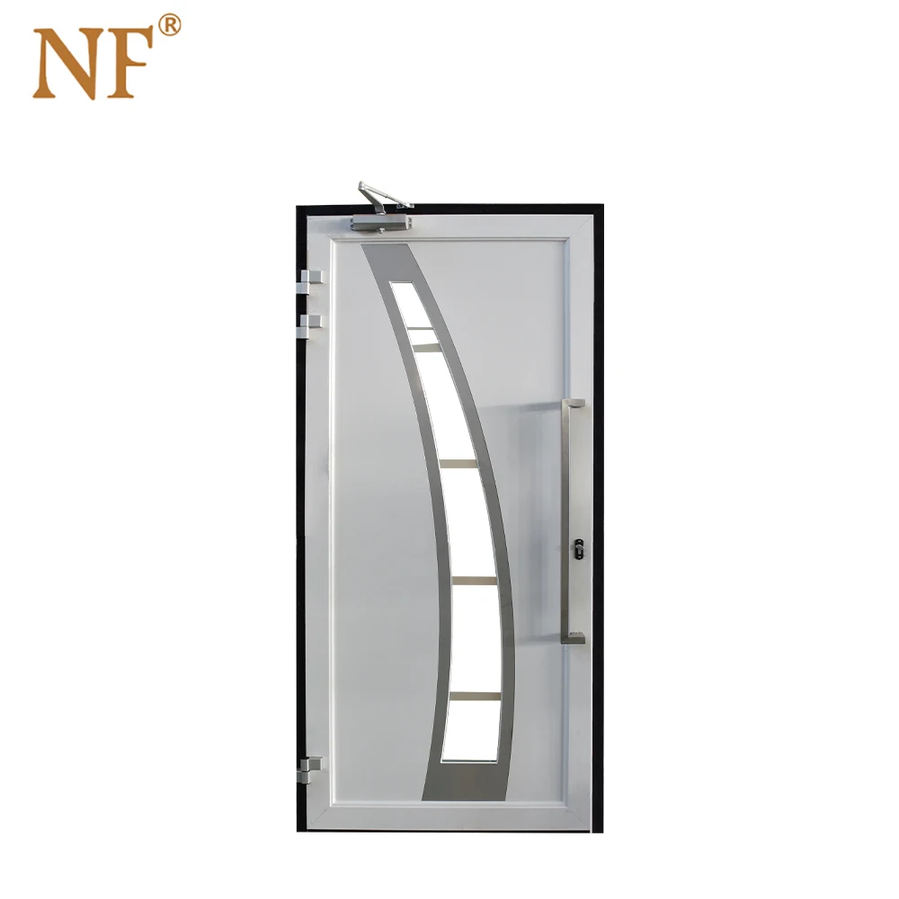Italian rustic front luxury aluminum entry sliding  door