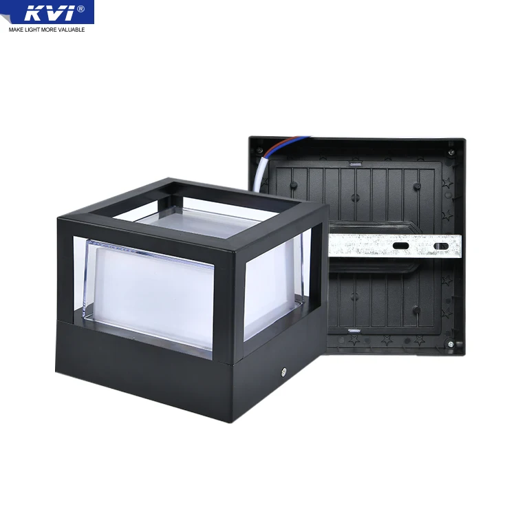 Factory Supply Modern Black Decoration Led Moisture proof Lamp Outdoor Pillar Court Yard Light Led Moisture-proof Lamp