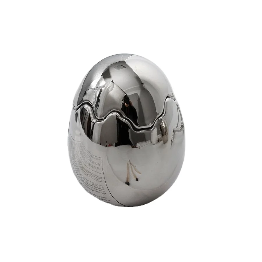 Wholesale Golden Creative Big Eggshell Ceramic Plating Candle Cup Ins High Value Aromatherapy Candle Cup Empty Bottle