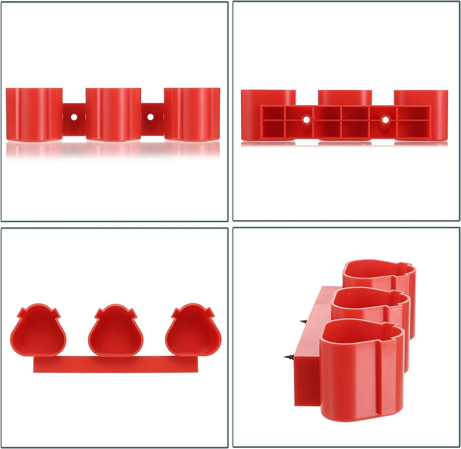 For Battery Tool Adapts to for Milwauk 3-in-1 Hanger Wall Mounted Battery Storage Rack Battery Accessory Storage Kit