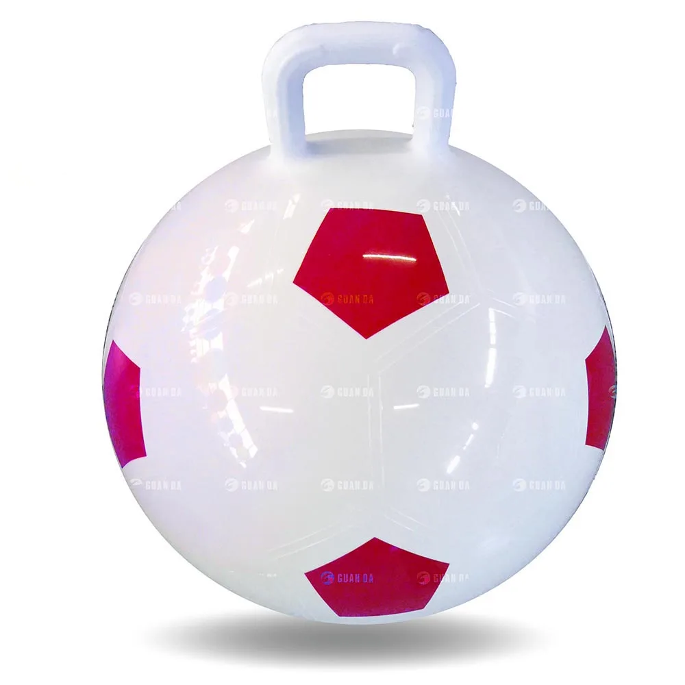 Durable PVC fitness ball jumping hopper ball with handle