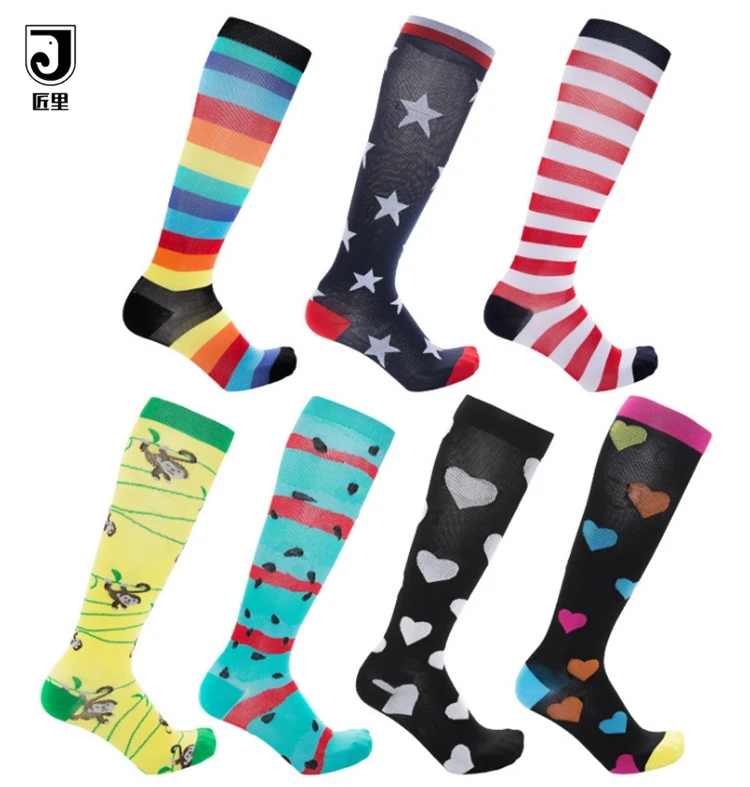 JL-Y002 Newest sale solid color organic cotton material warm girls knee high socks