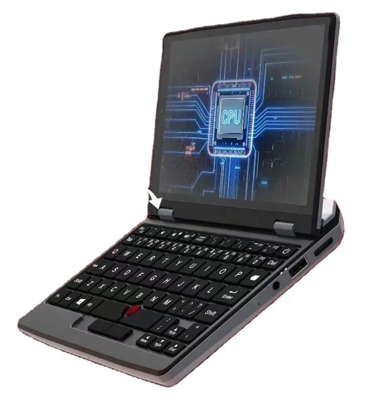 Factory wholesale 7 inch touch screen pocket laptop netbook J4125 quad core processor 12GB Ram Win 10 mini notebook computer pc