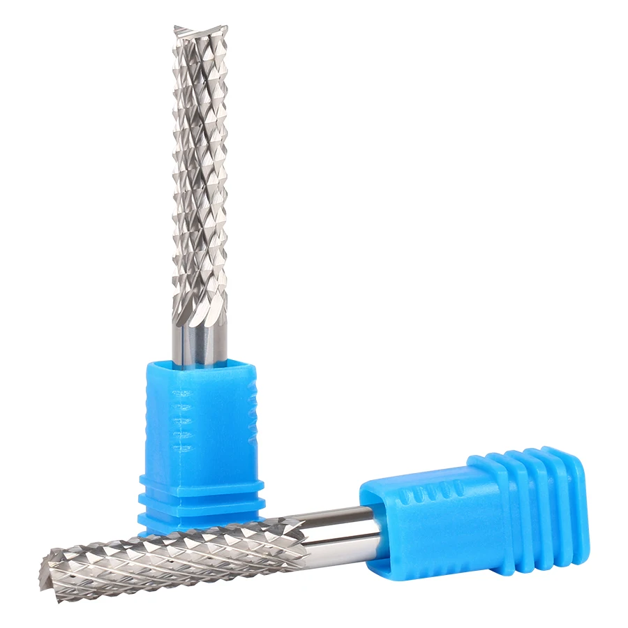 DouRuy solid carbide pcb router bits Corn teeth end mills Shank CNC PCB carbide end milling cutter