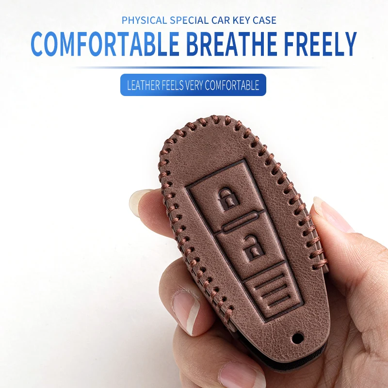 Good Reputation New Design Car Accessories Leather Car Key Case Cover For Suzuki ALTO Cultus Swift Jimny WAGON R