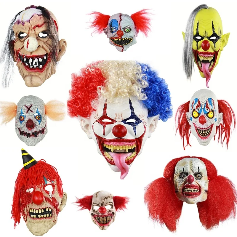 
custom realistic chucky eva zombie monster horror mascaras scary latex halloween face mask party masks 