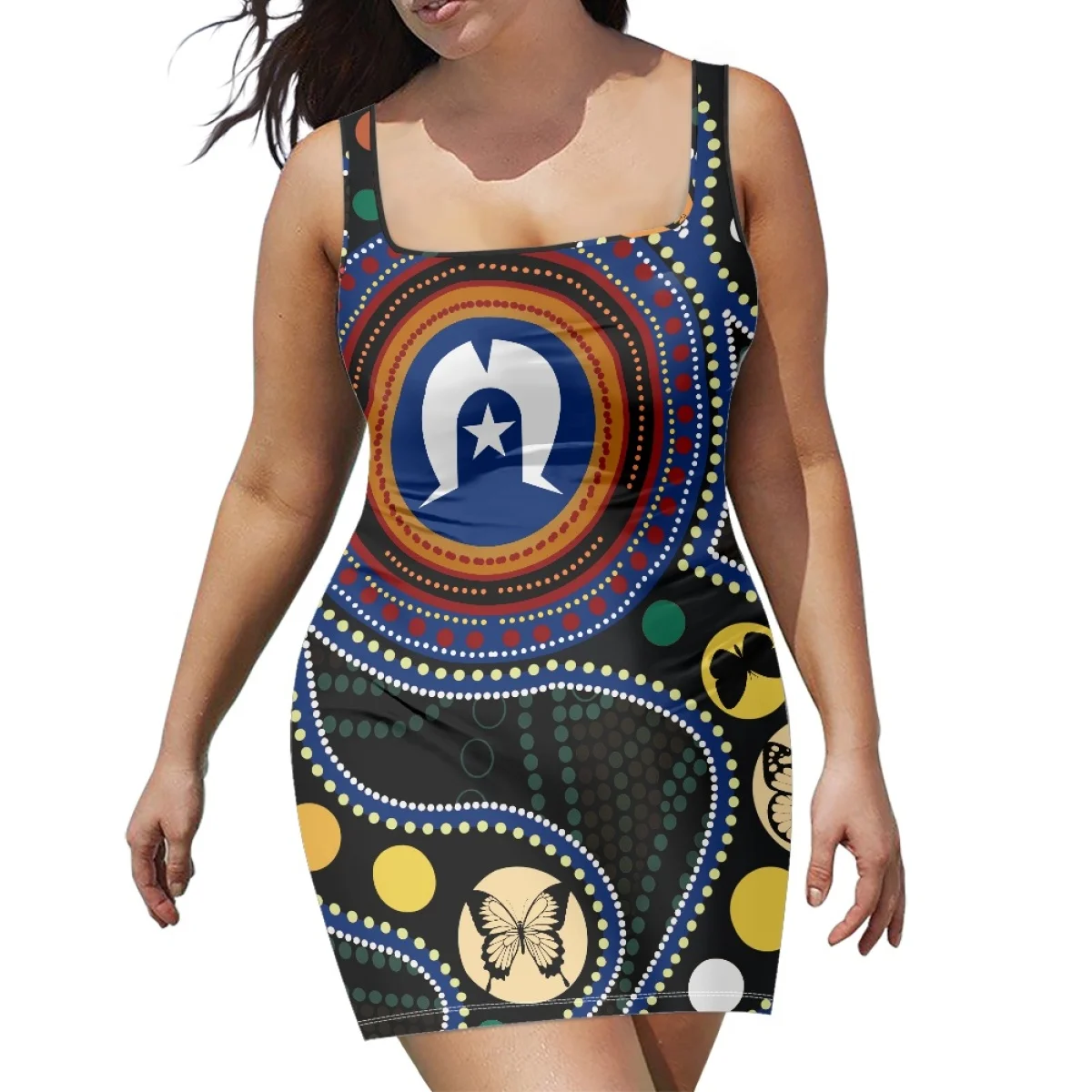 New Summer Party Dresses Women Custom Print Dress Plus Size Polynesian Torres Strait Islands Dresses Sublimation Print Clothing