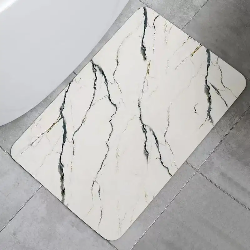 Fast dry  diatomite earth mat  Shower Rugs Bathroom Carpet  for home