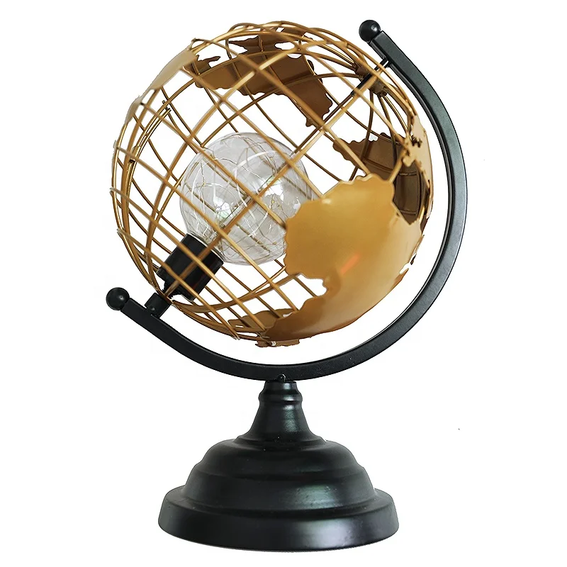 Aluminum Metal With Brass finished Nautical Sphere Earth Zodiac Horoscope Constellations Use In Office Best Decorative Supplies