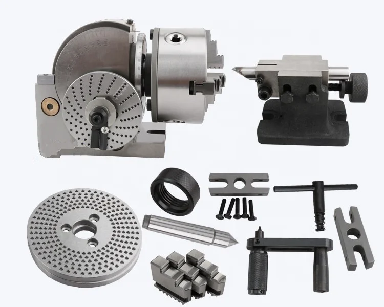 BS-2 Universal mini manual lathe dividing head with chuck for mill