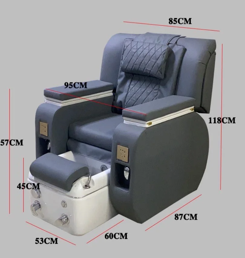 Multifunctional manicure sofa belt wash basin basin belt surfing massage color lamp disinfection can be pushed and pulled