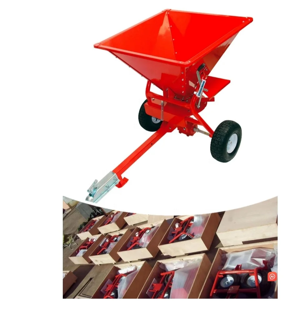 CE 650LB 210L 300KGS  Seed Sand Salt Fertilizer Spreader Manual Tractor Fertilizer Spreader fertilizer spreader gearbox