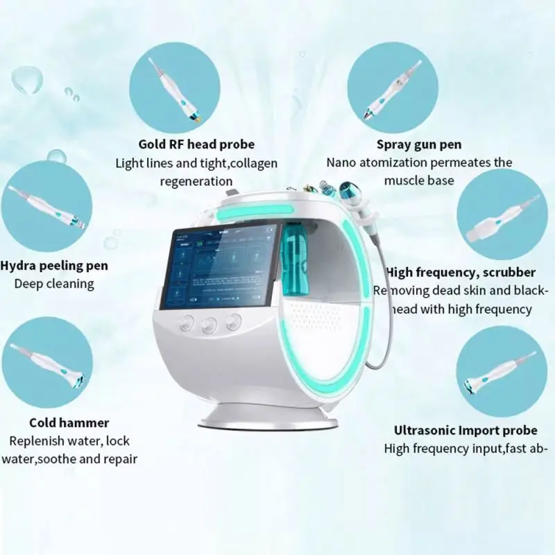 Skin Scrubber Facial Care Hydra Aqua Peel High Quality Bubble Oxygen Facial Beauty Machine For Deep Cleaning