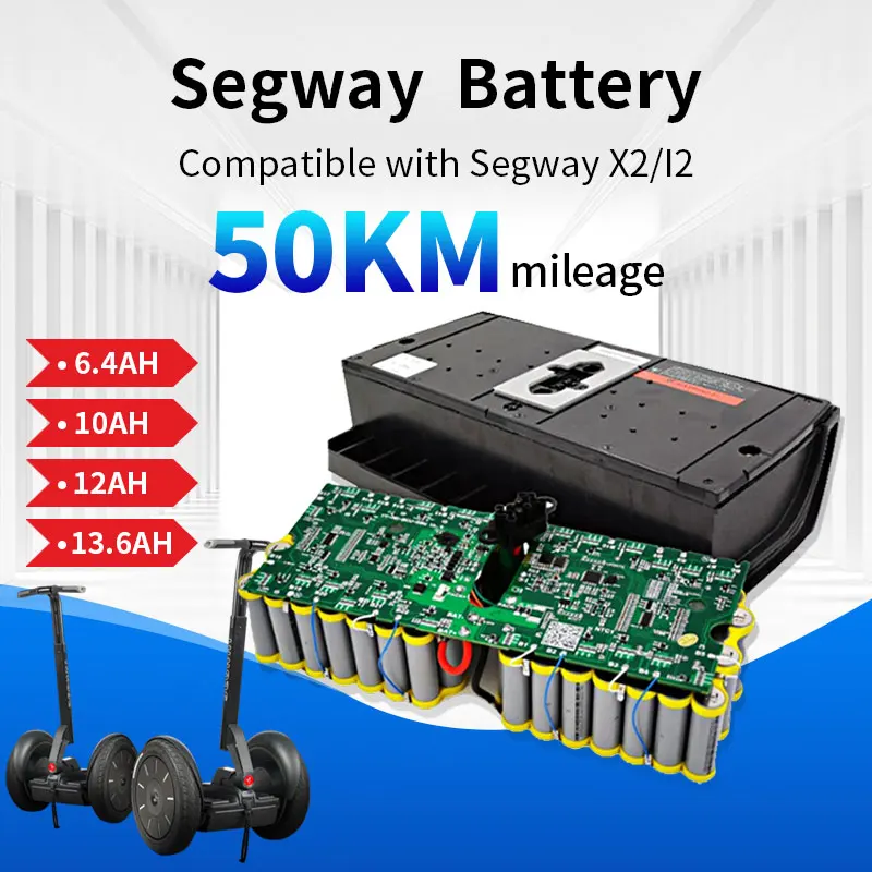 73.6V 50KM Mileage 6.4Ah 10Ah 12Ah 13.6Ah  X2 I2 i2SE X2SE XT 167 i180 SGW Replacement Repair Segway Electric Scooters Battery