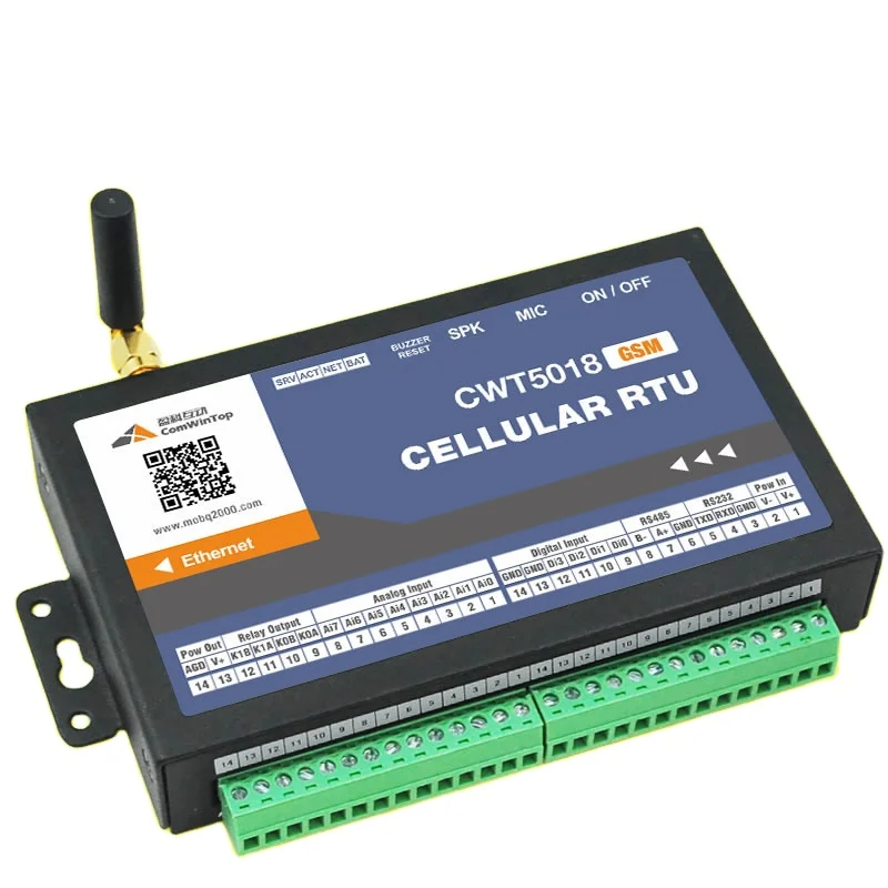 CWT5018 Industrial Wireless Wifi 3G 4G Gsm Gprs Modbus Digital Analog Input 4-20ma 0-5v Data Logger