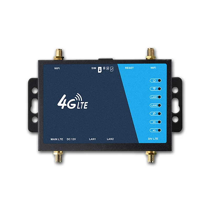 Высокоскоростной промышленный роутер 4G, Беспроводной Wi-Fi роутер, промышленный 4 антенны, маленький портативный 3G 4G LTE роутер, Sim-карта, вставка, разблокировка