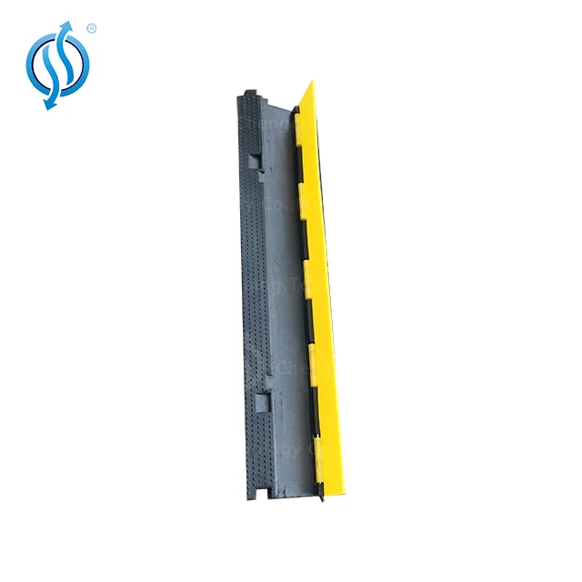 
Cable trench cover Used rubber road protector yellow jacket cable protector 