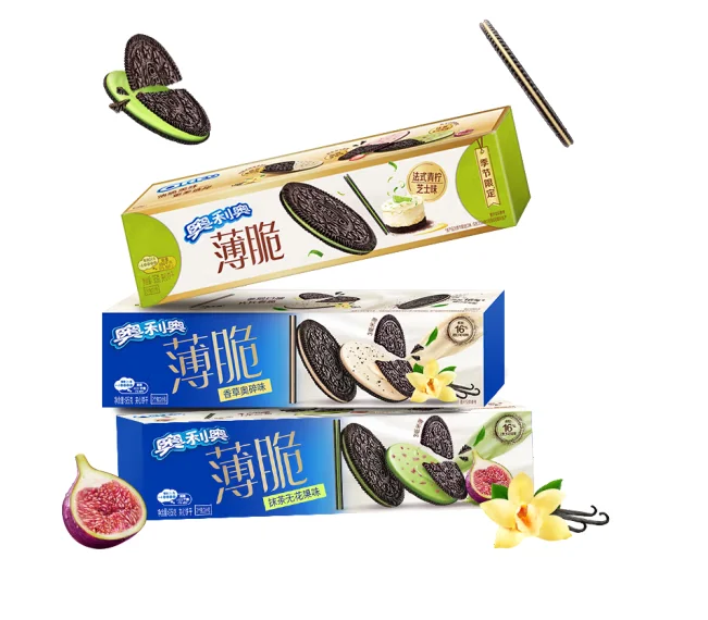 wholesale Oreos cookies Peach Oolong Cream Matcha crisp sandwich biscuits snacks wholesale