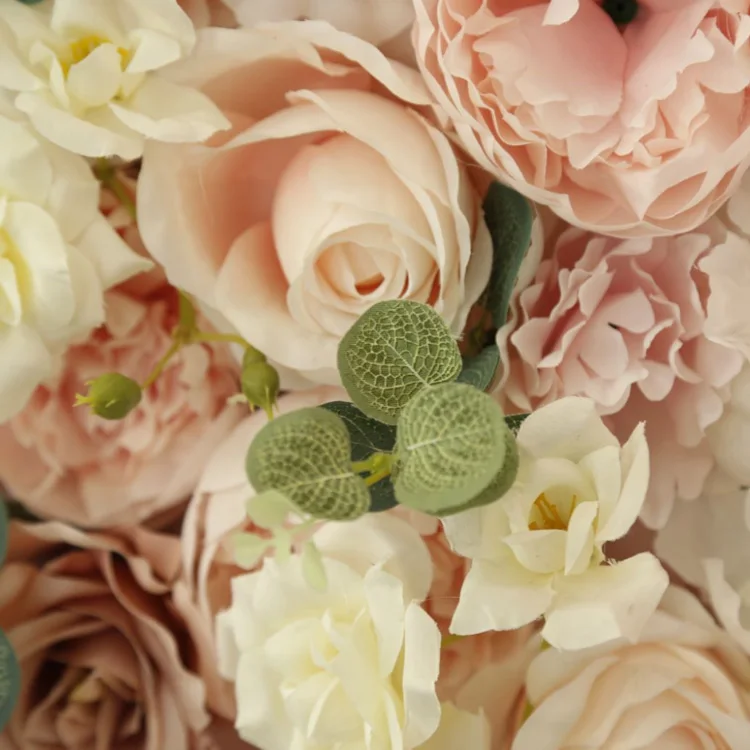 Artificial floral backdrop rose artifical silk flower wall Panel for wedding indoor outdoor decoration simulation lawn
