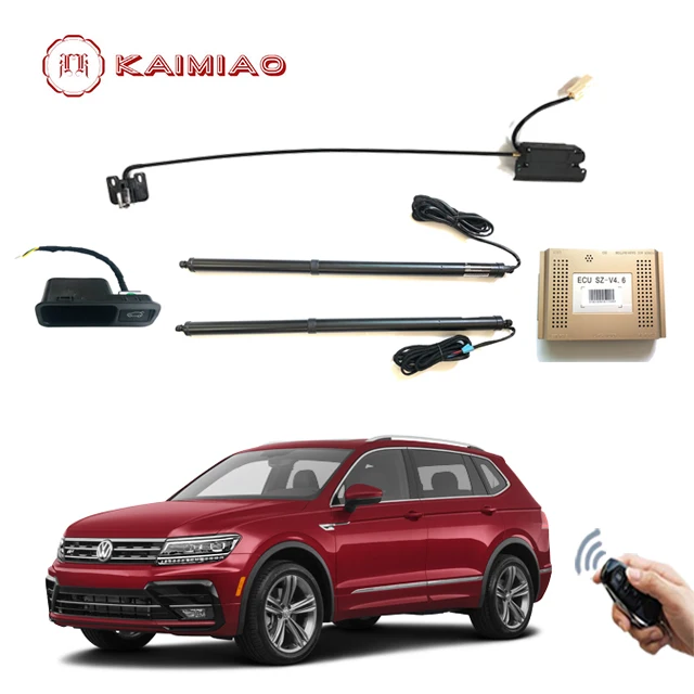 Электрическая задняя дверь для VOLKSWAGEN TIGUAN 2020, автоматический открывающийся багажник, датчик удара ног, подъемная дверь, задняя дверь