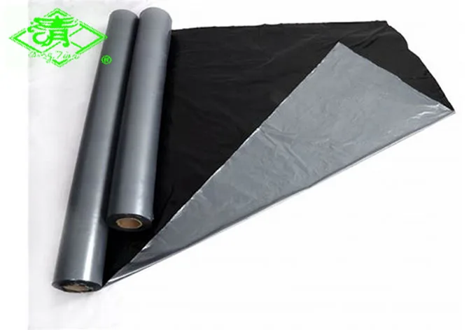 UV Stabilized / Resistant Anti weed White Black or Silver Black Reflective PE Garden Plastic Mulch Film